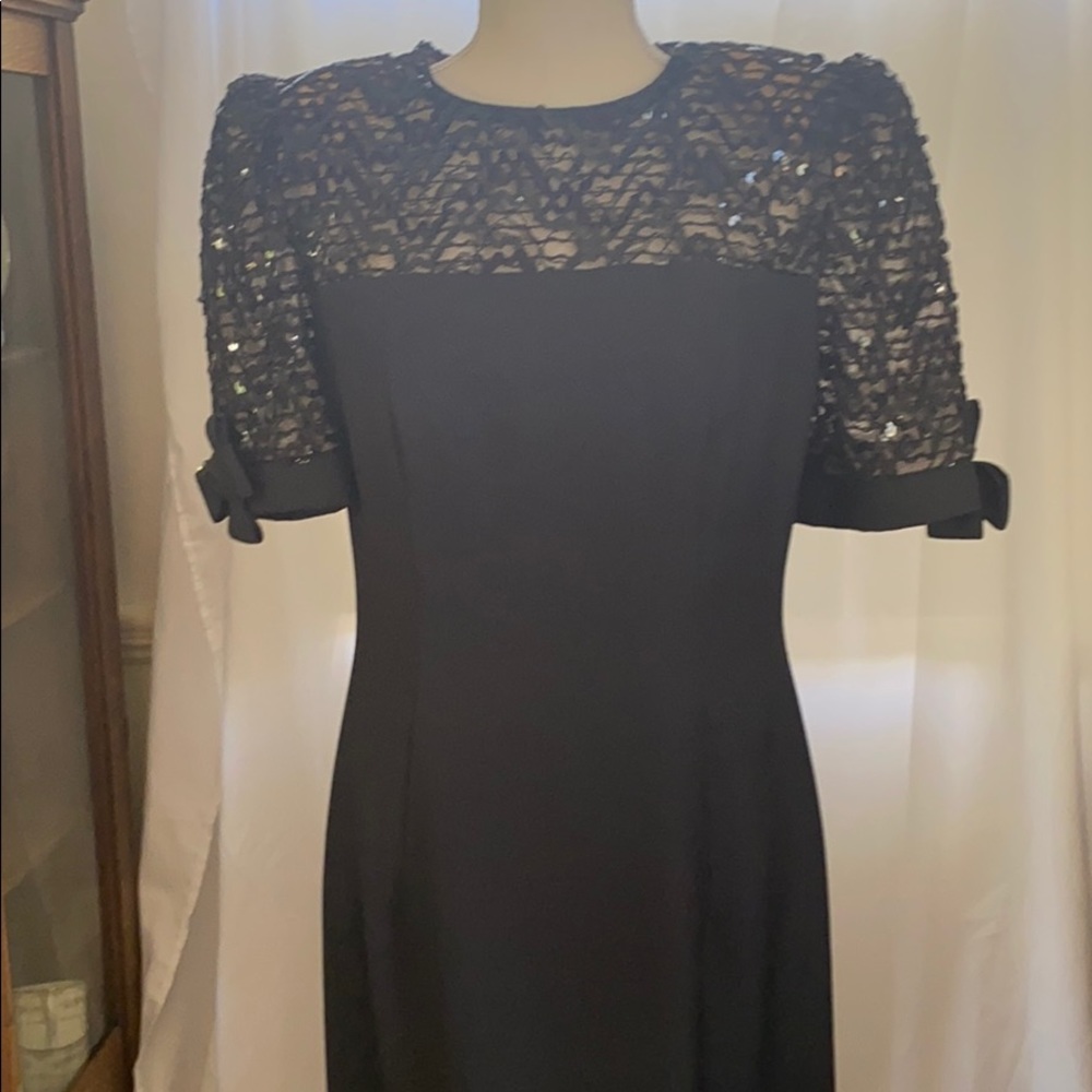 Black cocktail dress